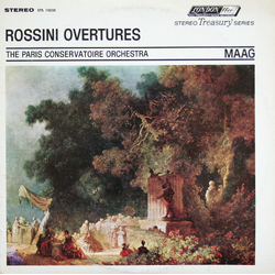 Gioacchino Rossini / Orchestre Du Conservatoire de Paris / Peter Maag Rossini Overtures Vinyl LP USED