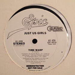Just Us Girls Time Warp / By The Fire USED VINYL 12INCH PROMO