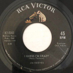 Jim Reeves I Guess I'm Crazy / Not Until The Next Time USED VINYL 7INCH 45 RPM SINGLE
