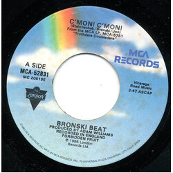 Bronski Beat C'mon! C'mon! Vinyl 7" USED