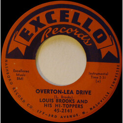 Louis Brooks And His Hi-Toppers Overton-Lea Drive USED VINYL 7INCH 45 RPM