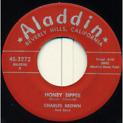 Charles Brown Honey Sipper / By The Bend Of The River USED VINYL 7INCH 45 RPM SINGLE