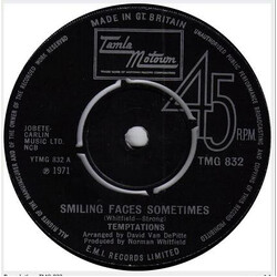 The Temptations Smiling Faces Sometimes USED VINYL 7INCH 45 RPM SINGLE