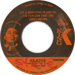 James Brown Let A Man Come In And Do The Popcorn Part One USED VINYL 7INCH 45 RPM SINGLE PROMO