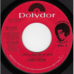 James Brown I Got A Bag Of My Own / Public Enemy #1 - Part 1 USED VINYL 7INCH 45 RPM SINGLE STYRENE