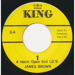 James Brown 4 Ident. Open End I.D.'S Vinyl 7" USED