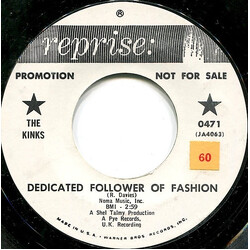 The Kinks Dedicated Follower Of Fashion Vinyl 7" USED