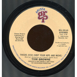 Tom Browne Thighs High (Grip Your Hips And Move) / Midnight Interlude USED VINYL 7INCH STYRENE
