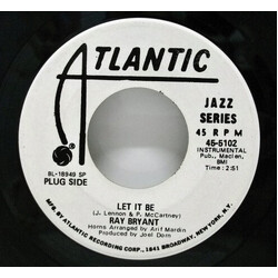 Ray Bryant Let It Be / Shake-A-Lady USED VINYL 7INCH 45 RPM SINGLE PROMO
