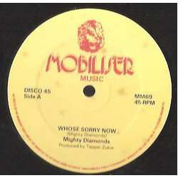 The Mighty Diamonds / The Vibes Tone Whose Sorry Now / Rebel Baby USED VINYL 12INCH 45 RPM