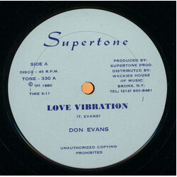 Don Evans (3) / Jah Batta Love Vibration / Acting Shy VINYL 12" USED