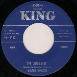 Bubber Johnson I'm Confessin' Vinyl 7" USED