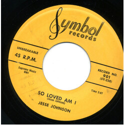 Jesse Johnson (12) So Loved Am I / Cute Little Girl USED VINYL 7INCH 45 RPM