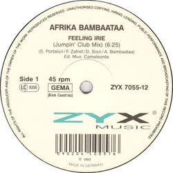 Afrika Bambaataa Feeling Irie USED VINYL 12INCH