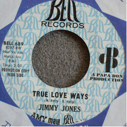 Jimmy Jones True Love Ways / Snap My Fingers USED VINYL 7INCH SINGLE PROMO