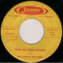 The Jordan Brothers Send Me Your Picture / Oh Lolly USED VINYL 7INCH 45 RPM