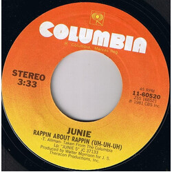 Junie Morrison Rappin About Rappin (Uh-Uh-Uh) / Cry Me A River VINYL 7" USED