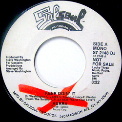 Aurra Keep Doin' It USED VINYL 7INCH 45 RPM PROMO