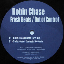 Robin Chase Fresh Beats / Out Of Control USED VINYL 12INCH