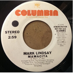 Mark Lindsay Mamacita USED VINYL 7INCH 45 RPM PROMO MONO STEREO
