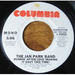 The Jan Park Band Runnin' After Love (Making It Easy This Time) USED VINYL 7INCH 45 RPM SINGLE PROMO