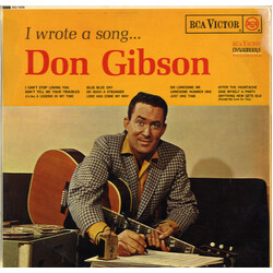 Don Gibson I Wrote A Song... Vinyl LP USED