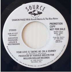 Harold Melvin And The Blue Notes / Sharon Paige Tonight's The Night / Your Love Is Taking Me On A Journey USED VINYL 7INCH SINGLE PROMO