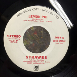 Strawbs Lemon Pie / Where Do You Go (When You Need A Hole To Crawl In) USED VINYL 7INCH 45 RPM PROMO