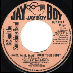 KC & The Sunshine Band (Shake, Shake, Shake) Shake Your Booty USED VINYL 7INCH 45 RPM