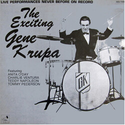 Gene Krupa / Anita O'Day / Charlie Ventura / Teddy Napoleon / Tommy Pederson The Exciting Gene Krupa Vinyl LP USED