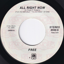 Free All Right Now / The Stealer Vinyl 7" USED
