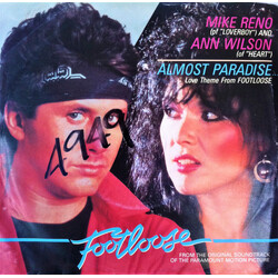 Mike Reno / Ann Wilson Almost Paradise... Love Theme From Footloose USED VINYL 7INCH 45 RPM SINGLE PROMO