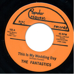 The Fantastics (5) This Is My Wedding Day / I Got A Zero USED VINYL 7INCH 45 RPM SINGLE REISSUE