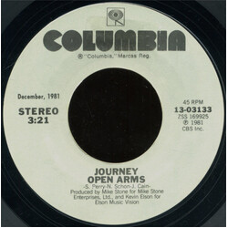 Journey Open Arms / The Party's Over (Hopelessly In Love) Vinyl 7" USED