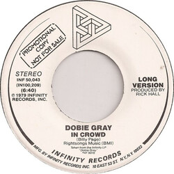 Dobie Gray In Crowd Vinyl 7" USED
