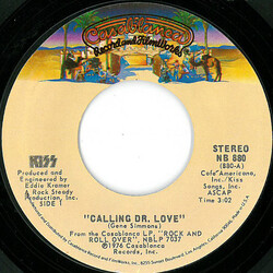 Kiss Calling Dr. Love USED VINYL 7INCH 45 RPM SINGLE REPRESS STYRENE