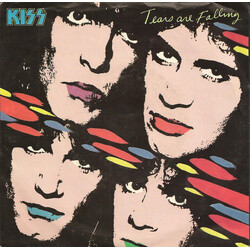 Kiss Tears Are Falling USED VINYL 7INCH 45 RPM SINGLE STYRENE STEREO
