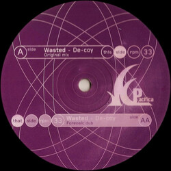 Wasted De-coy USED VINYL 12INCH 33 S RPM