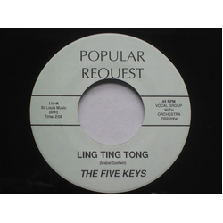 The Five Keys Ling Ting Tong / The Verdict Vinyl 7" USED