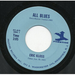 Eric Kloss All Blues USED VINYL 7INCH 45 RPM SINGLE