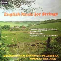 Bournemouth Symphony Orchestra / Norman Del Mar English Music For Strings Vinyl LP USED
