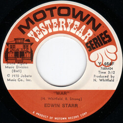 Edwin Starr War / Stop The War Now VINYL 7" USED