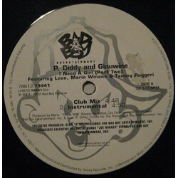 P. Diddy / Ginuwine / P. Diddy / Cheri Dennis I Need A Girl (Part Two) / So Complete (Remix) USED VINYL 12INCH 33 S RPM SINGLE