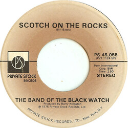 The Band Of The Black Watch Scotch On The Rocks / Let's Go To Jersey USED VINYL 7INCH 45 RPM STEREO