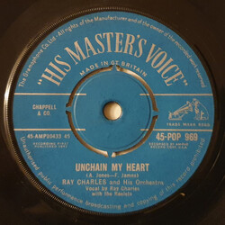 Ray Charles And His Orchestra Unchain My Heart USED VINYL 7INCH 45 RPM SINGLE