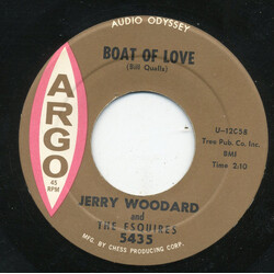 Jerry Woodard And His Esquires Boat Of Love USED VINYL 7INCH 45 RPM