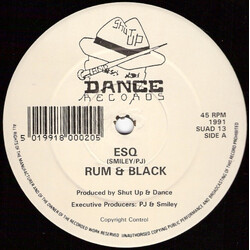 Rum & Black ESQ / Slaves USED VINYL 12INCH 45 RPM
