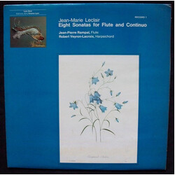 Jean-Marie Leclair / Jean-Pierre Rampal / Robert Veyron-Lacroix Eight Sonatas For Flute And Continuo - Record 1 Vinyl LP USED