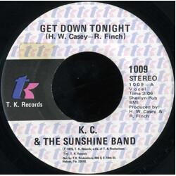 KC & The Sunshine Band Get Down Tonight USED VINYL 7INCH 45 RPM SINGLE STEREO