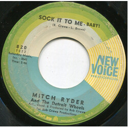 Mitch Ryder & The Detroit Wheels Sock It To Me - Baby! USED VINYL 7INCH 45 RPM SINGLE
